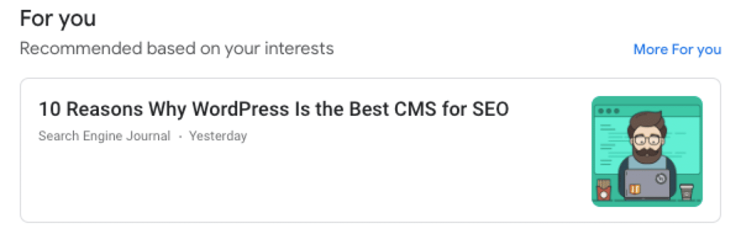 An article recommenced to me on Google News (obviously it’s about WordPress).