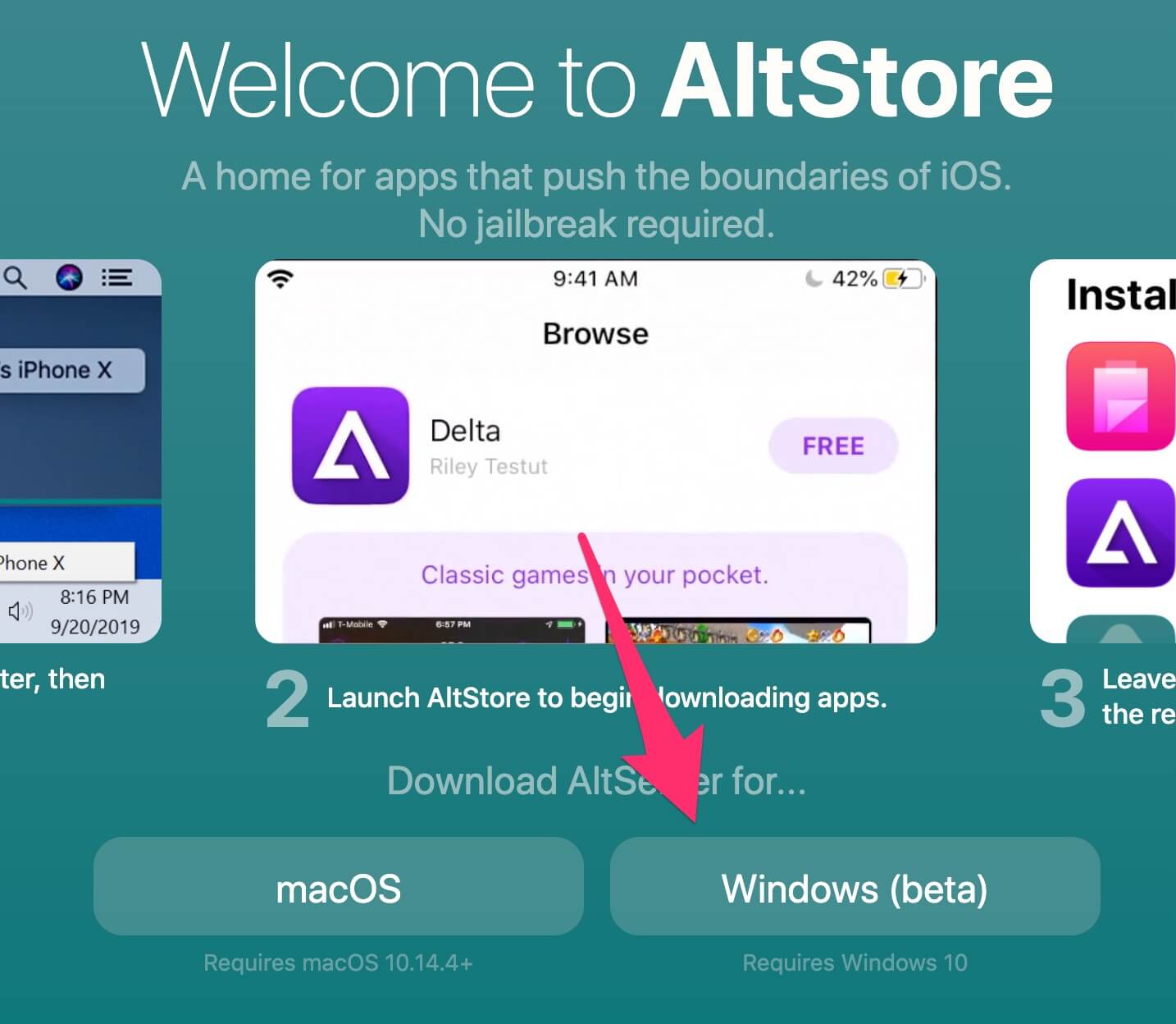 how to install altstore on windows